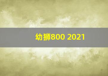 幼狮800 2021